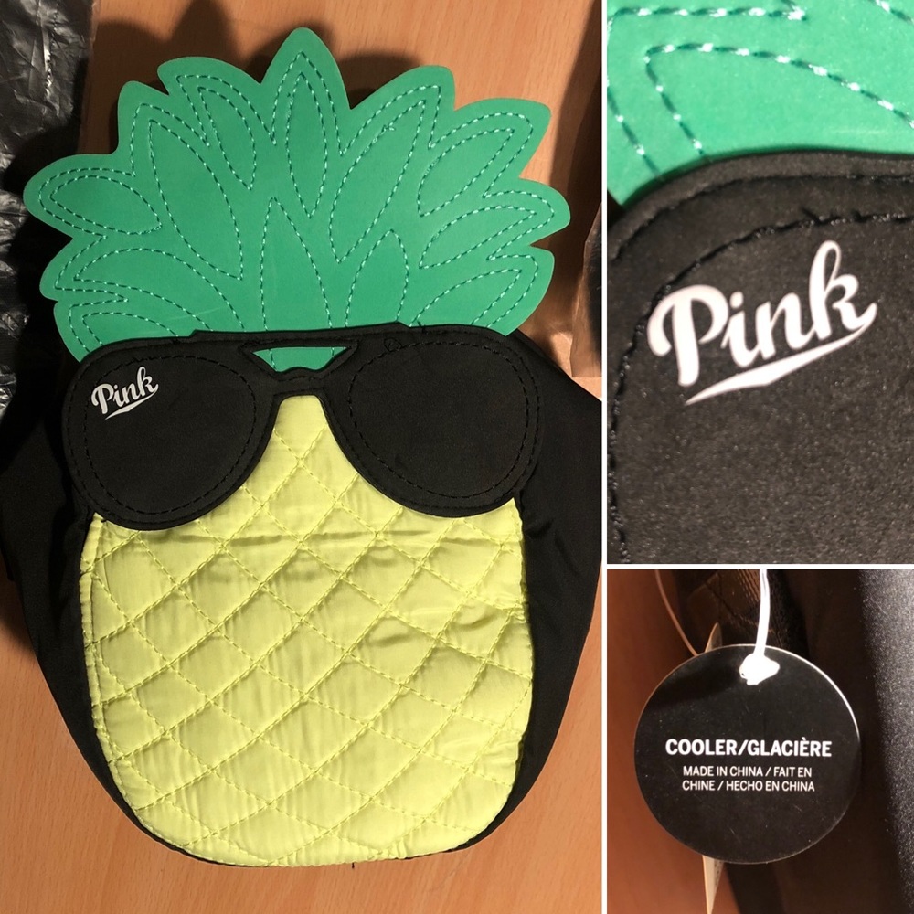 Pink Victoria’s Secret - pineapple lunch cooler